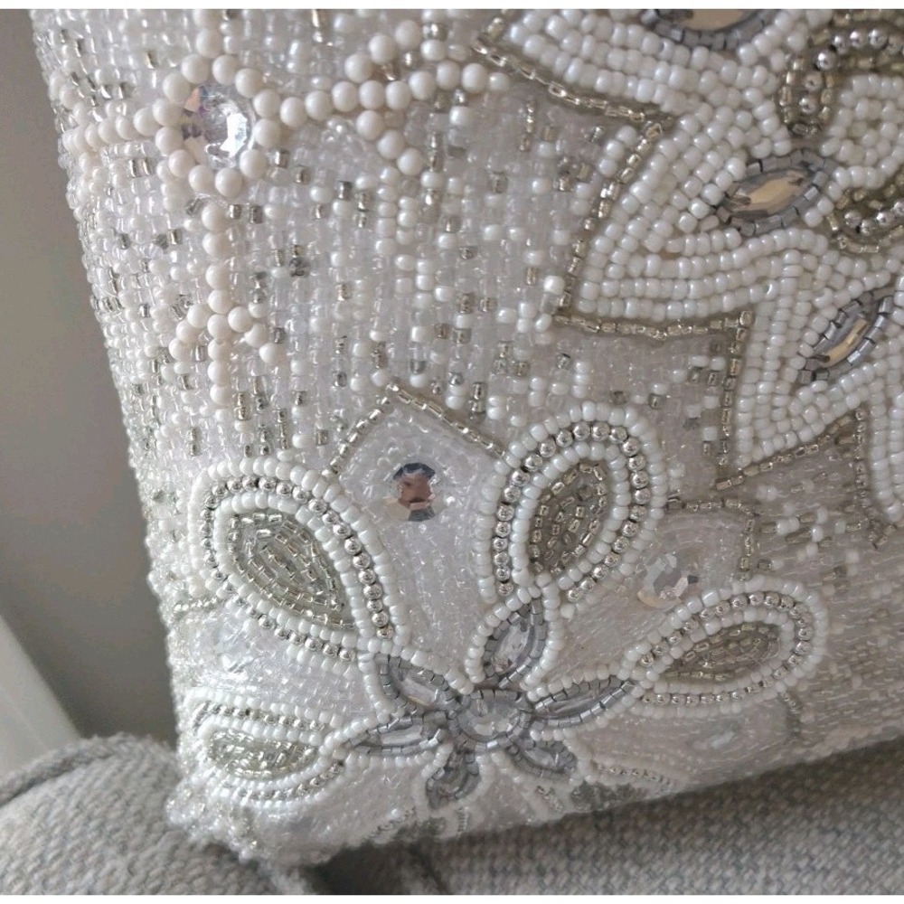pier one imports Beaded pillow - Picture 5 of 13